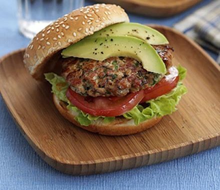 Tangy tuna burgers recipe