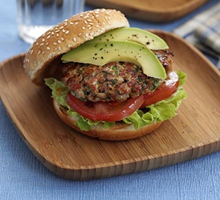 Tangy tuna burgers recipe 