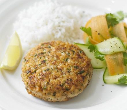 Superhealthy salmon burgers