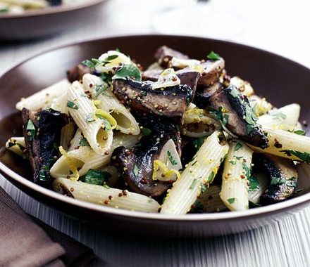 Herby mushroom pasta recipe