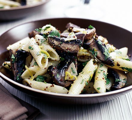 Herby mushroom pasta recipe 