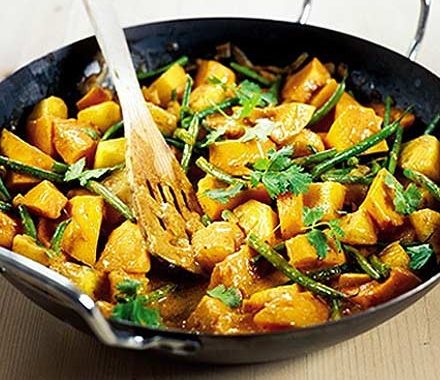 Thai squash & pineapple curry recipe