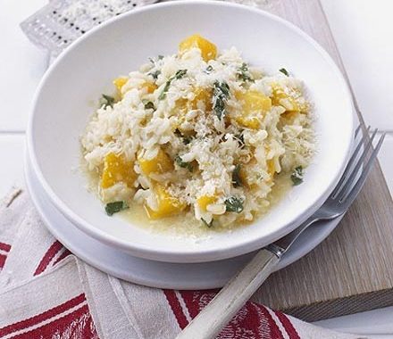 Microwave butternut squash risotto recipe