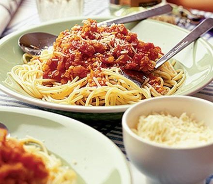 Finbar's veggie spag bol recipe