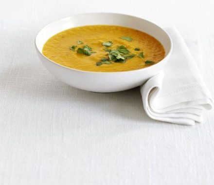 Sweet potato & lentil soup recipe
