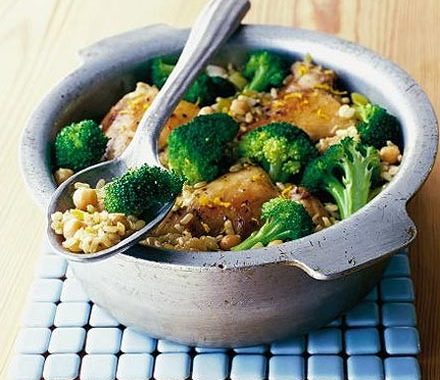 One-pot chicken & chickpea pilau recipe