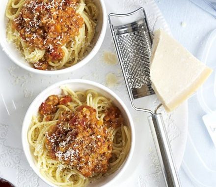 Lentil bolognese recipe