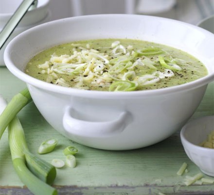 Courgette, potato & cheddar soup recipe 