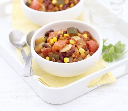 Vegetable & bean chilli recipe