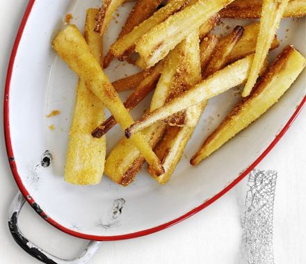 Roast Parmesan parsnips recipe