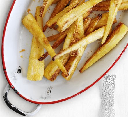 Roast Parmesan parsnips recipe 