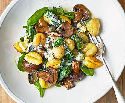 Roast mushroom gnocchi recipe 