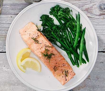 Baked salmon recipe