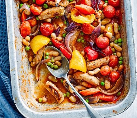 Sausage & white bean casserole recipe