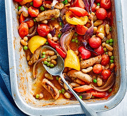 Sausage & white bean casserole recipe 