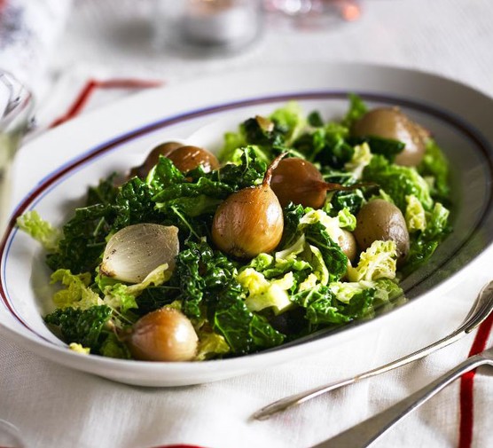Savoy cabbage with shallots & fennel seeds recipe 