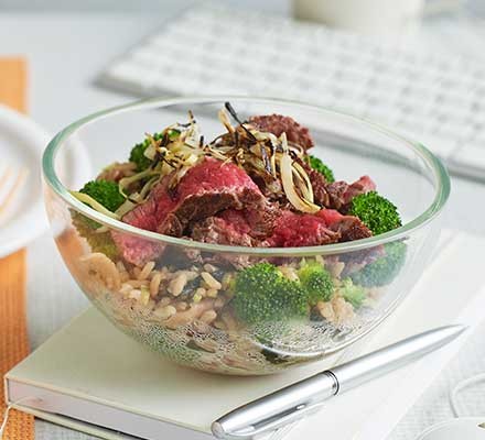 Steak & broccoli protein pots recipe 