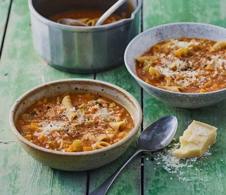 Lentil Bolognese soup recipe