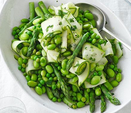 Warm spring vegetables recipe