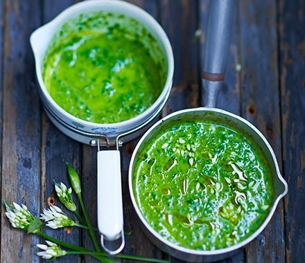 Wild garlic & nettle soup recipe