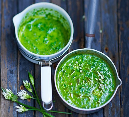 Wild garlic & nettle soup recipe 