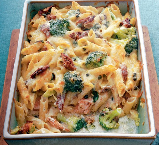 Salmon and broccoli pasta recipe 