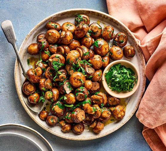 Garlic mushrooms recipe 