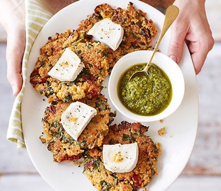 Kale & quinoa patties recipe