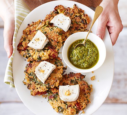 Kale & quinoa patties recipe 