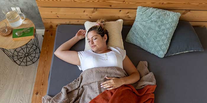 Sleeping at night in a heatwave