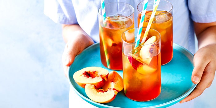 Peach iced tea