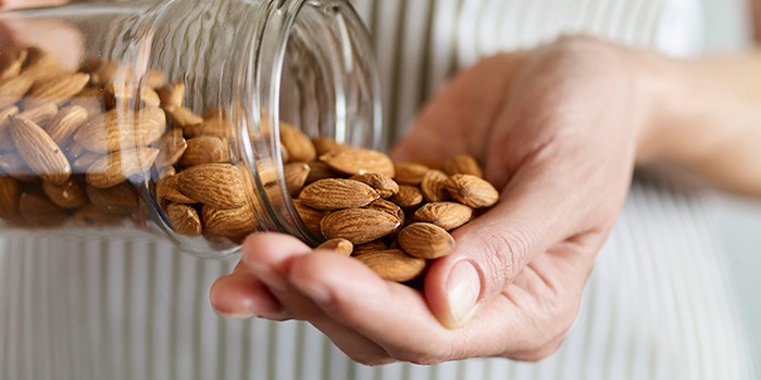 Handful of almonds