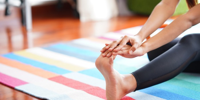 stretching