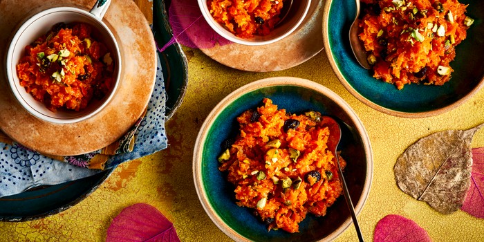 carrot halwa with cardamom