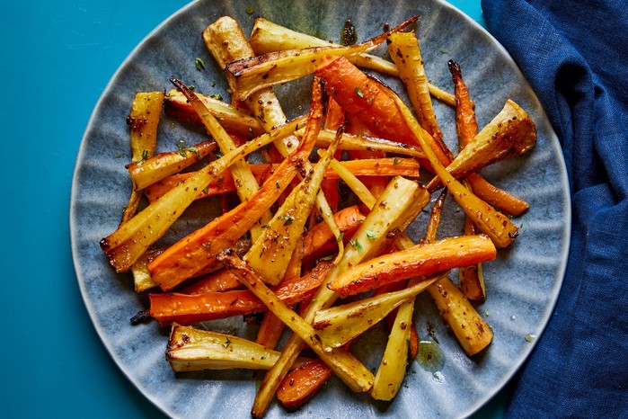 Roasted parsnip and carrot