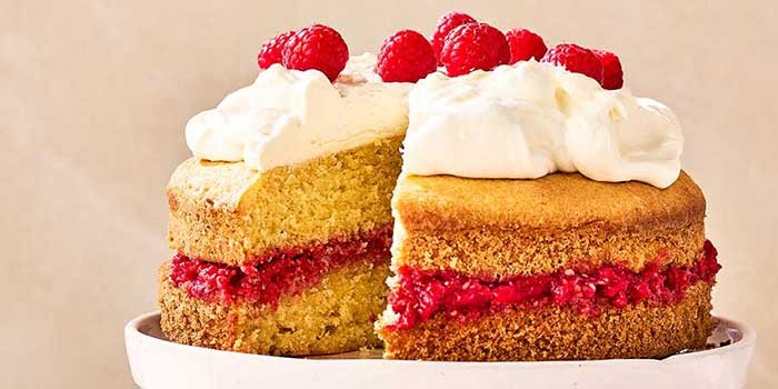 Sugar-free victoria sponge
