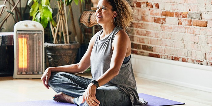 Woman doing yoga