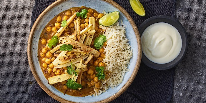 Chickpea & Roasted Parsnip Curry