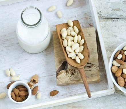 The health benefits of almond milk