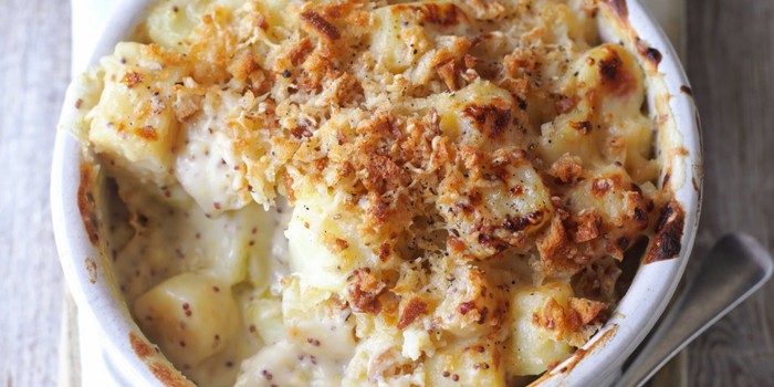 Parsnip gratin