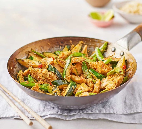 Lemongrass & coconut chicken stir-fry recipe 