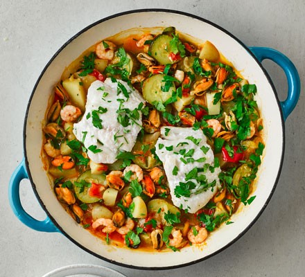Hake & seafood cataplana recipe 