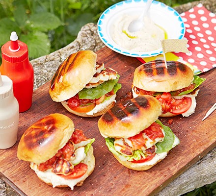 Halloumi burgers recipe 