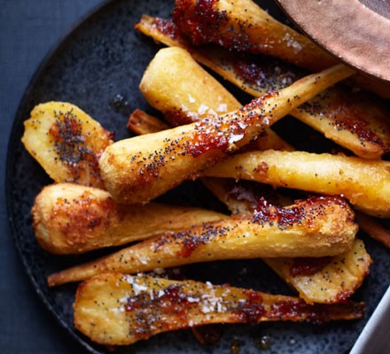 Honey-roasted parsnips recipe 