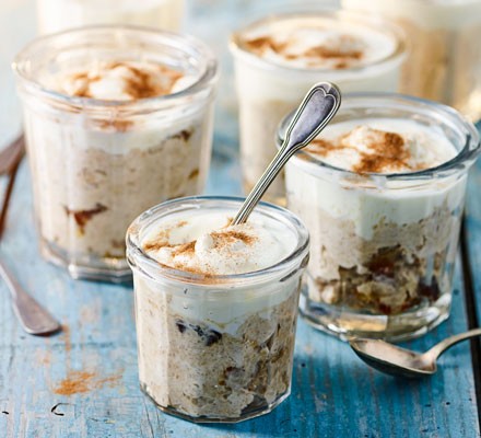 Peanut butter & date oat pots recipe 