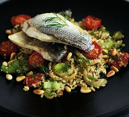 Quinoa rice pilau with dill & roasted tomatoes recipe 