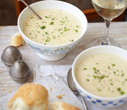 Peppered potato soup recipe