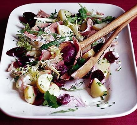 Ham & horseradish salad recipe 