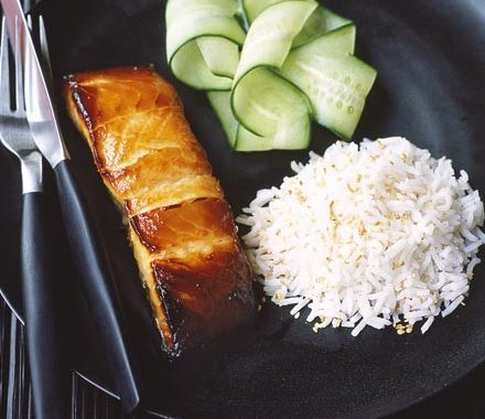 Miso-marinated salmon recipe