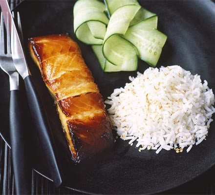 Miso-marinated salmon recipe 